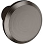 Baldwin Single 5023 Estate Knob without Rosettes Locking/Latching Mechanism Purchased Separately Lifetime Graphite Nickel