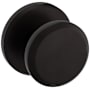 Baldwin 5023 Non-Turning Two-Sided Dummy Door Knob Set with R016 Rose from the Estate Collection Oil Rubbed Bronze