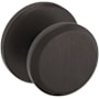 Baldwin 5023 Non-Turning Two-Sided Dummy Door Knob Set with R016 Rose from the Estate Collection Venetian Bronze