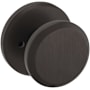 Baldwin 5023 Privacy Door Knob Set with R016 Rose from the Estate Collection Venetian Bronze