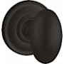 Baldwin 5025 Non-Turning Two-Sided Dummy Door Knob Set with 5048 Rose from the Estate Collection Oil Rubbed Bronze
