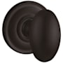 Baldwin 5025 Non-Turning Two-Sided Dummy Door Knob Set with 5048 Rose from the Estate Collection Venetian Bronze
