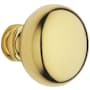 Baldwin Pair of Estate Knobs without Rosettes Locking/Latching Mechanism Purchased Separately Lifetime Polished Brass