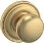 Baldwin 5030 Non-Turning One-Sided Dummy Door Knob with 5048 Rose from the Estate Collection Vintage Brass