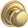 Baldwin 5030 Privacy Door Knob Set with 5048 Rose from the Estate Collection Lifetime Satin Brass