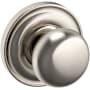 Baldwin 5030 Passage Door Knob Set with 5048 Rose from the Estate Collection Lifetime Satin Nickel