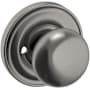 Baldwin 5030 Privacy Door Knob Set with 5048 Rose from the Estate Collection Lifetime Graphite Nickel
