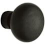 Baldwin Single Estate Knob without Rosettes Locking/Latching Mechanism Purchased Separately Satin Black