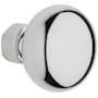 Baldwin Single Estate Knob without Rosettes Locking/Latching Mechanism Purchased Separately Polished Chrome