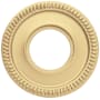 Baldwin 5035 Dummy Rosette Only from the Estate Collection - Pair Satin Brass and Brown