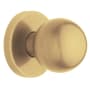 Baldwin Individual Estate Knob without Rosettes Vintage Brass
