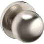Baldwin 5041 Non-Turning Two-Sided Dummy Door Knob Set with 5046 Rose from the Estate Collection Lifetime Satin Nickel