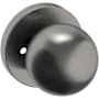 Baldwin 5041 Privacy Door Knob Set with 5046 Rose from the Estate Collection Lifetime Graphite Nickel