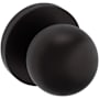 Baldwin 5041 Non-Turning Two-Sided Dummy Door Knob Set with 5046 Rose from the Estate Collection Oil Rubbed Bronze
