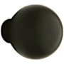 Baldwin Pair of Estate Knobs without Rosettes Locking/Latching Mechanism Purchased Separately
 Satin Black