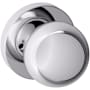 Baldwin 5041 Privacy Door Knob Set with 5046 Rose from the Estate Collection Polished Chrome