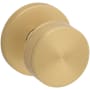 Baldwin Coined and Knurled 5054 Privacy Door Knob Set with 5146 Trim from the Estate Collection Vintage Brass