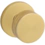 Baldwin 5054 Pair of Door Knobs without Rosettes from the Estate Collection Locking/Latching Mechanism Purchased Separately Lifetime Satin Brass