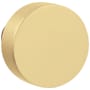 Baldwin Individual Estate Knob without Rosettes Locking/Latching Mechanism Purchased Separately Satin Brass and Brown