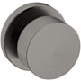 Baldwin 5055 Series Non-Turning One-Sided Dummy Door Knob with Round Rose from the Estate Collection Lifetime Graphite Nickel