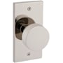 Baldwin 5055 Privacy Door Knob Set with R052 Rose from the Estate Collection Lifetime Polished Nickel