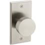Baldwin 5055 Privacy Door Knob Set with R053 Rose from the Estate Collection Lifetime Satin Nickel