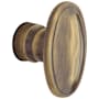 Baldwin Pair of Estate Knobs without Rosettes Locking/Latching Mechanism Purchased Separately Satin Brass and Black