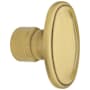 Baldwin Single Estate Door Knob without Rosettes and Locking/Latching Mechanisms Purchased Separately Satin Brass and Brown