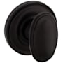 Baldwin 5057 Non-Turning One-Sided Dummy Door Knob with 5048 Rose from the Estate Collection Oil Rubbed Bronze