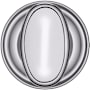 Baldwin 5057 Non-Turning One-Sided Dummy Door Knob with 5048 Rose from the Estate Collection Polished Chrome