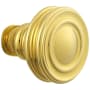 Baldwin Pair of Estate Knobs without Rosettes Locking/Latching Mechanism Purchased Separately Lifetime Polished Brass