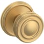 Baldwin 5066 Non-Turning Two-Sided Dummy Door Knob Set with 5078 Rose from the Estate Collection Vintage Brass