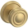 Baldwin 5066 Non-Turning One-Sided Dummy Door Knob with 5078 Rose from the Estate Collection Vintage Brass