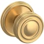 Baldwin 5066 Non-Turning Two-Sided Dummy Door Knob Set with 5078 Rose from the Estate Collection Lifetime Satin Brass