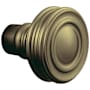 Baldwin Pair of Estate Knobs without Rosettes Locking/Latching Mechanism Purchased Separately Satin Brass and Black