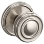 Baldwin 5066 Non-Turning Two-Sided Dummy Door Knob Set with 5078 Rose from the Estate Collection Lifetime Satin Nickel