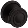 Baldwin 5066 Non-Turning Two-Sided Dummy Door Knob Set with 5078 Rose from the Estate Collection Oil Rubbed Bronze