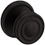 Baldwin 5066 Non-Turning One-Sided Dummy Door Knob with 5078 Rose from the Estate Collection Oil Rubbed Bronze