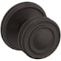 Baldwin 5066 Non-Turning One-Sided Dummy Door Knob with 5078 Rose from the Estate Collection Venetian Bronze