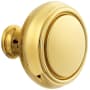 Baldwin Pair of Estate Knobs without Rosettes Locking/Latching Mechanism Purchased Separately Non-Lacquered Brass