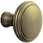 Baldwin Pair of Estate Knobs without Rosettes Locking/Latching Mechanism Purchased Separately Satin Brass and Black