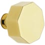 Baldwin Pair of Estate Knobs without Rosettes Locking/Latching Mechanism Purchased Separately Lifetime Polished Brass