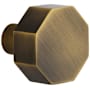 Baldwin Pair of Estate Knobs without Rosettes Locking/Latching Mechanism Purchased Separately Satin Brass and Black