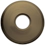 Baldwin 5075 Dummy Rosette Only from the Estate Collection - Pair Satin Brass and Black