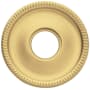 Baldwin 5076 Dummy Rosette Only from the Estate Collection - Pair Lifetime PVD Satin Brass