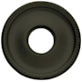 Baldwin 5076 Dummy Rosette Only from the Estate Collection - Pair Satin Black