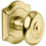 Baldwin Pair of Bethpage Estate Door Knobs without Rosettes Locking/Latching Mechanism Purchased Separately Lifetime PVD Satin Brass
