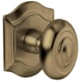 Baldwin Pair of Bethpage Estate Door Knobs without Rosettes Locking/Latching Mechanism Purchased Separately Satin Brass and Black