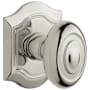 Baldwin Pair of Bethpage Estate Door Knobs without Rosettes Locking/Latching Mechanism Purchased Separately Lifetime Polished Nickel