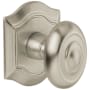 Baldwin Pair of Bethpage Estate Door Knobs without Rosettes Locking/Latching Mechanism Purchased Separately Lifetime Satin Nickel